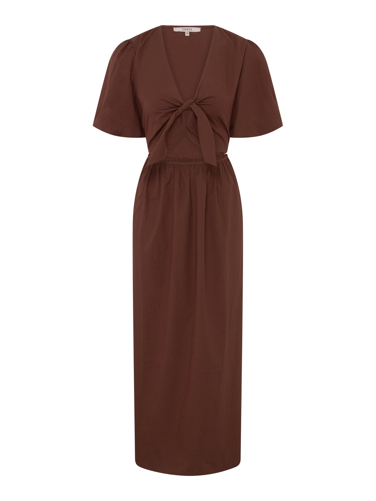 Joy Midi Dress in Chocolate