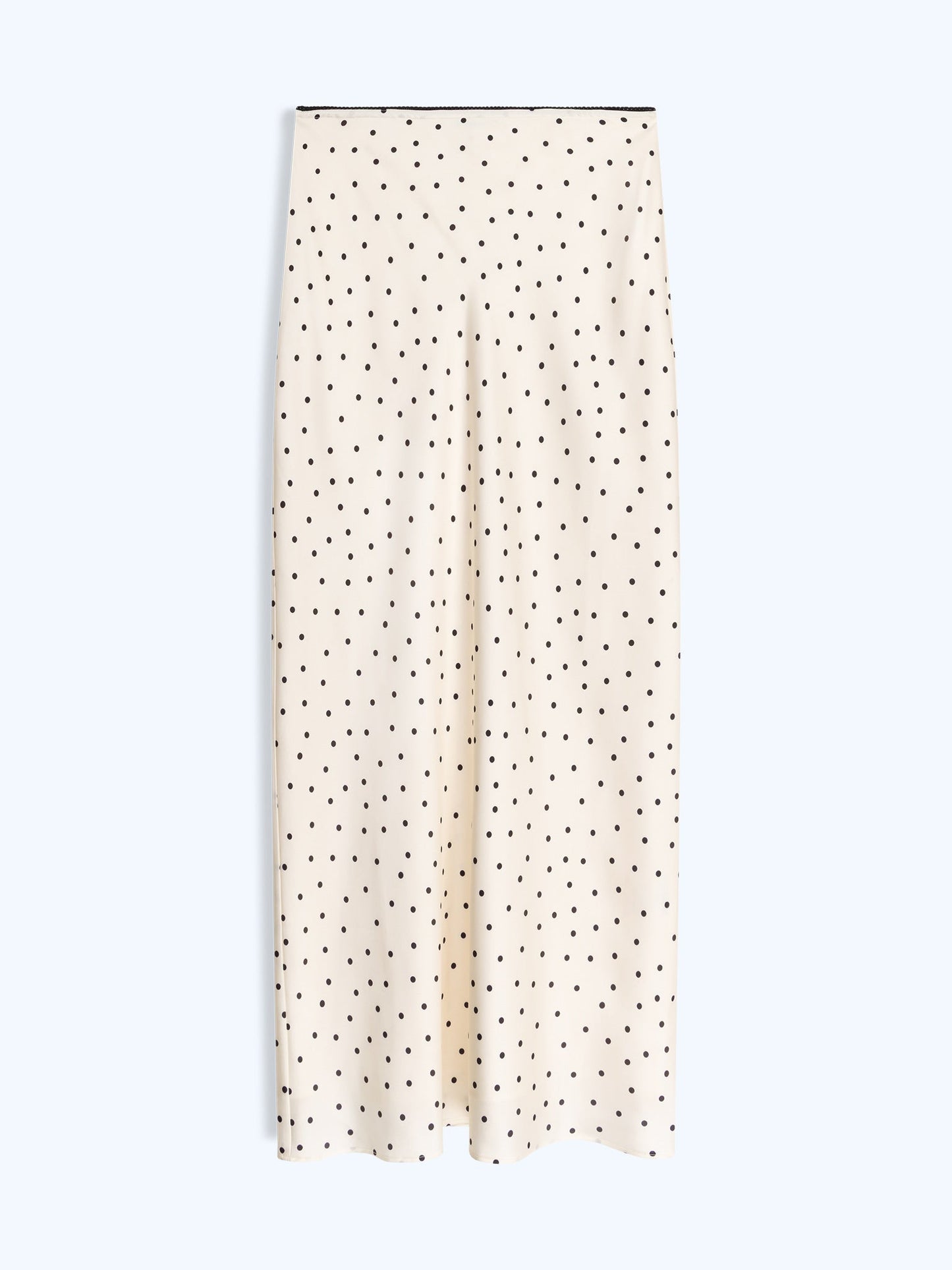 Monty Skirt in White Polka Dot