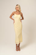 Kiera Classic Yellow Midi Dress