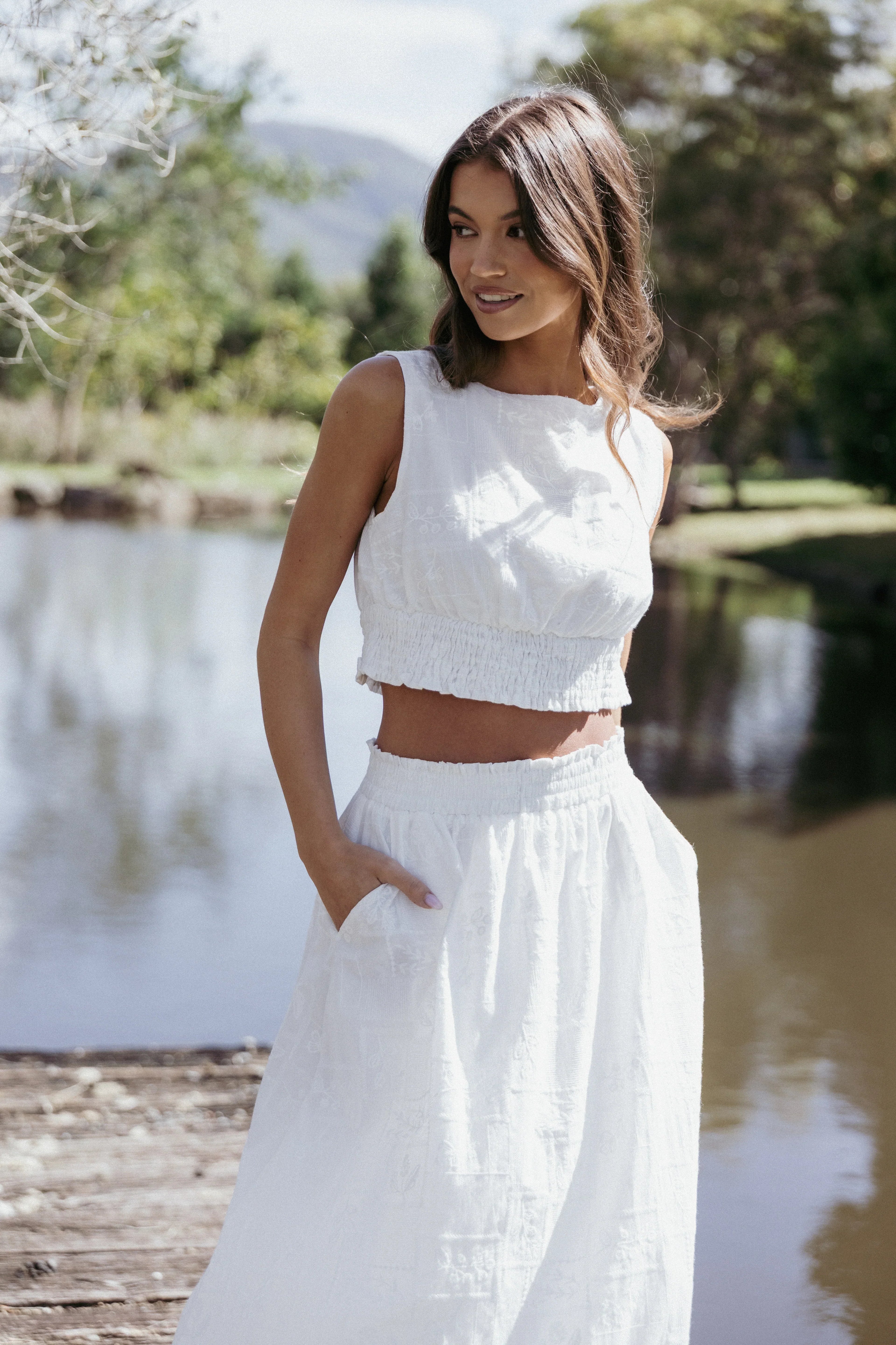 Kimora Top - White