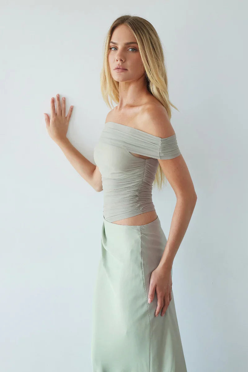 Rosalia Mesh Maxi Dress