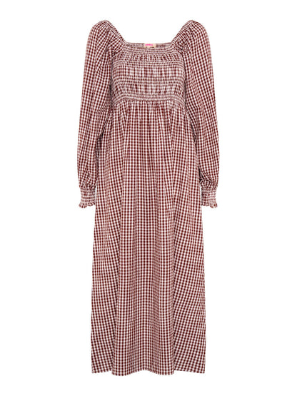 Amaryllis Dress in Chocolate