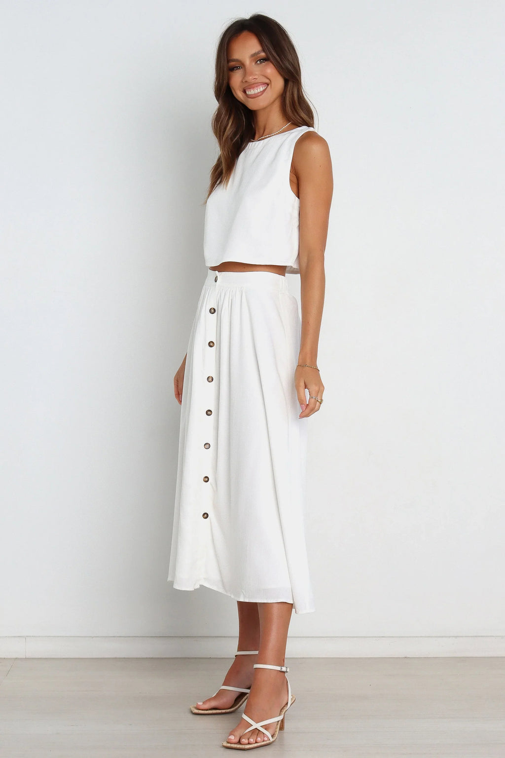 Sutton Top - White