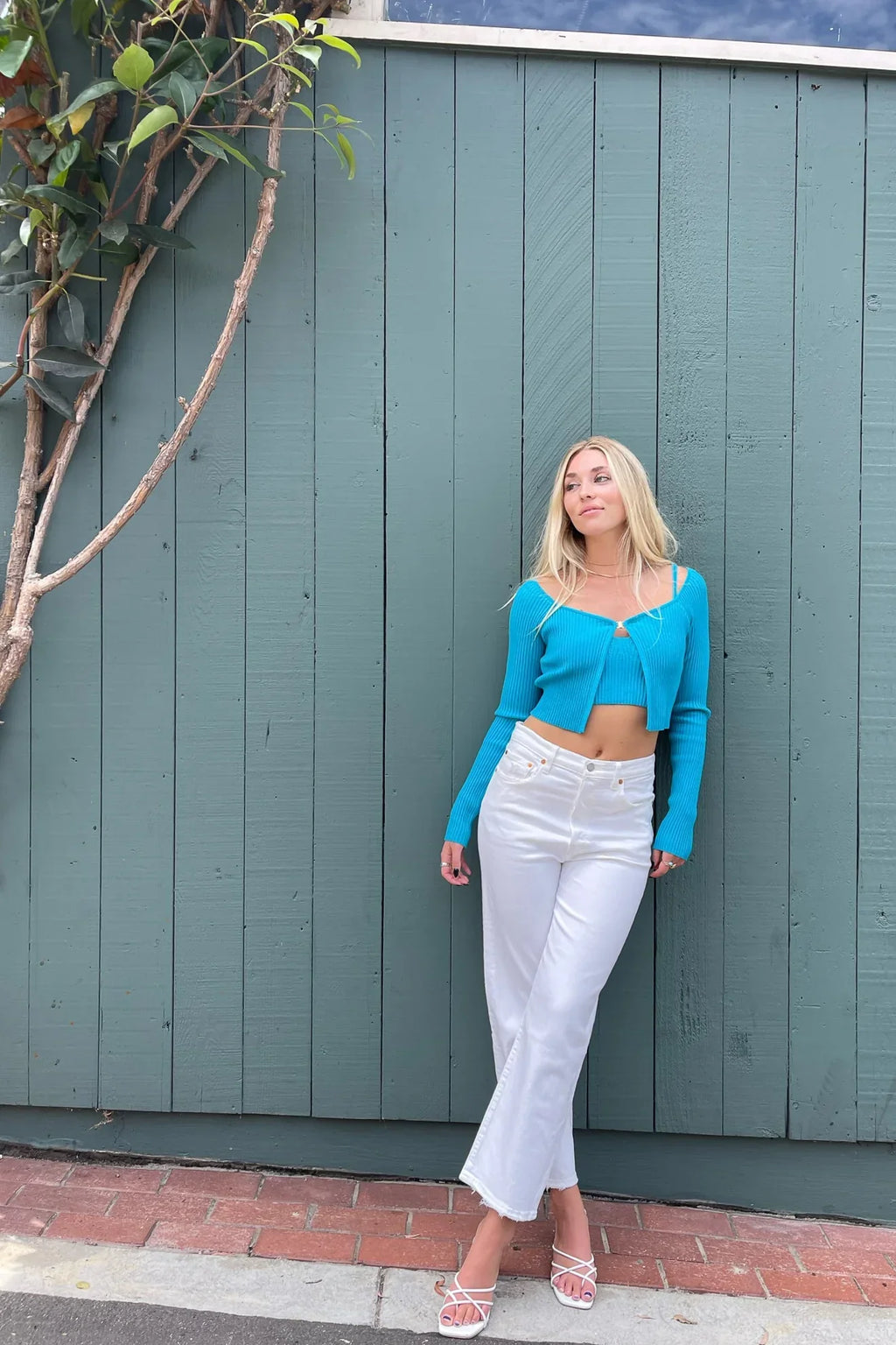 Marina Ribbed Cami Crop Top
