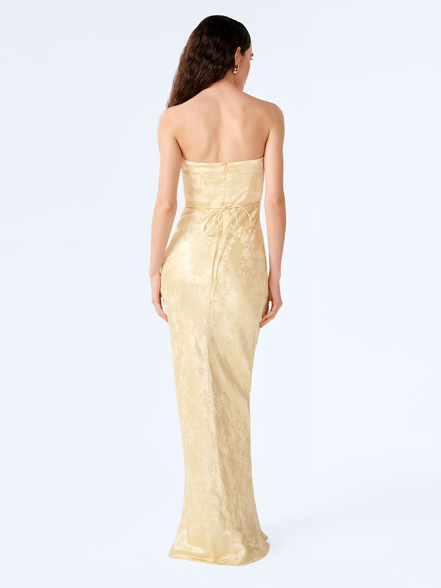 Amdra Jacquard Dress in Double Cream