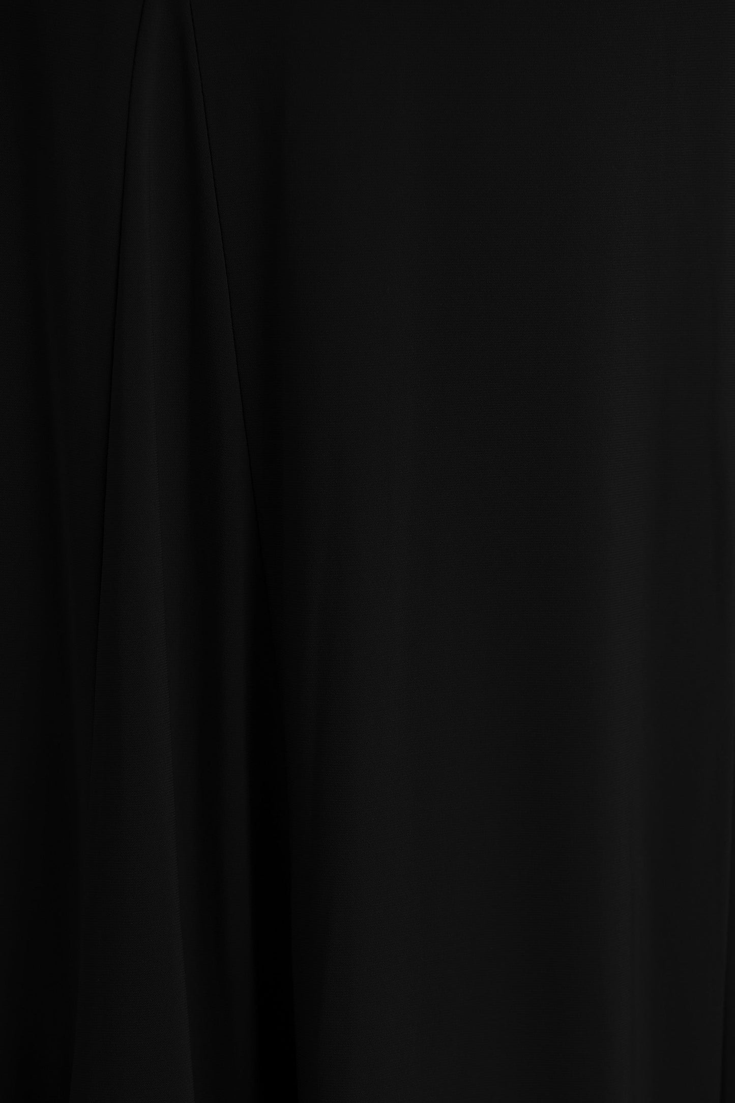 Cilla | Black Bardot-Neck Maxi Dress With Ruched Detailing