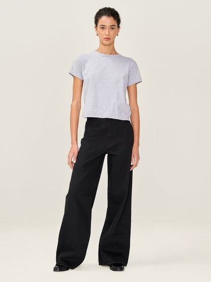 Connie Wide Jean in Black