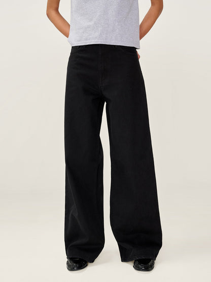 Connie Wide Jean in Black