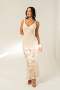 Blair Cream Holiday Maxi Dress