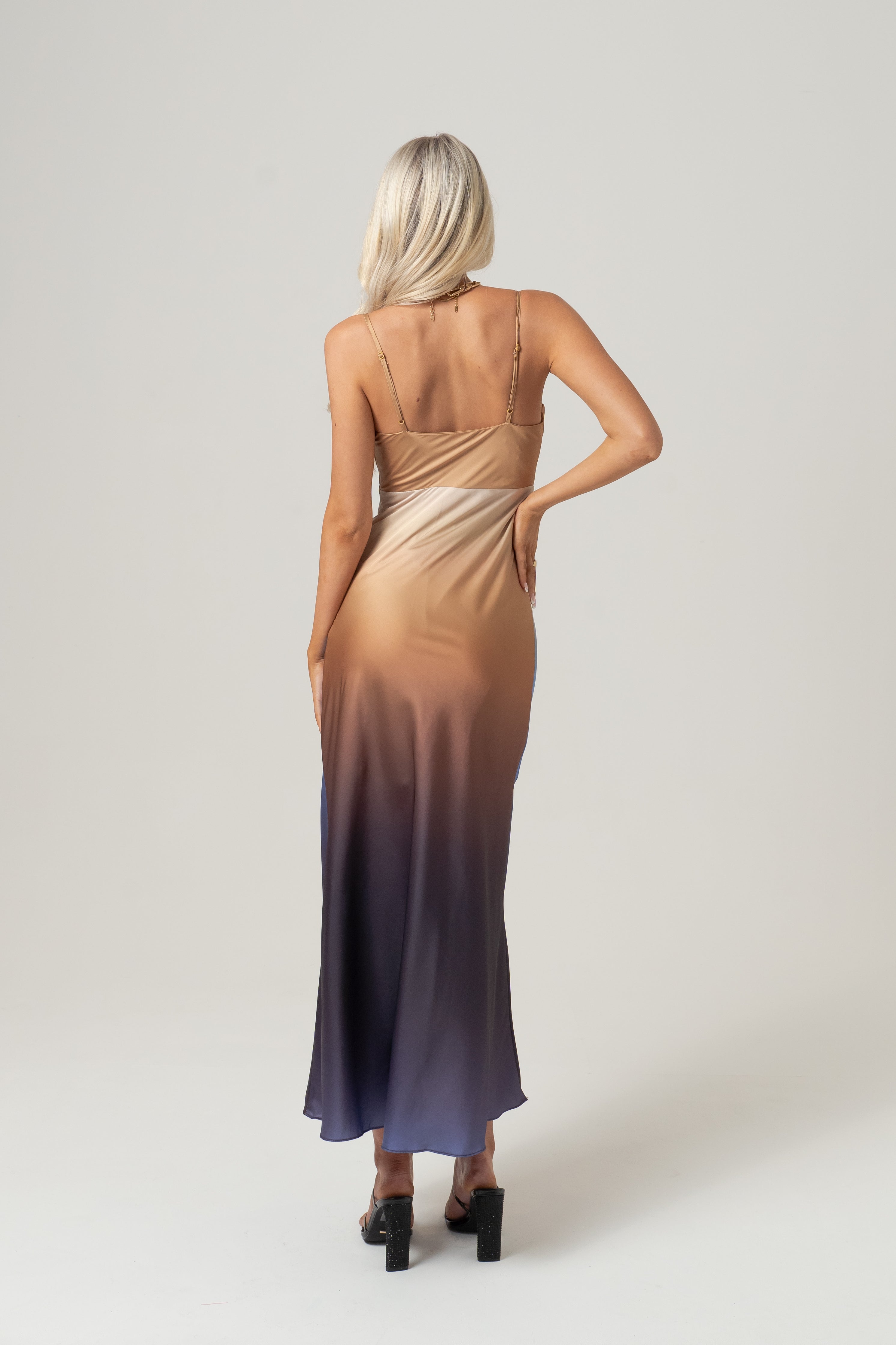 Lexi Ombre Slip Cocktail Dress