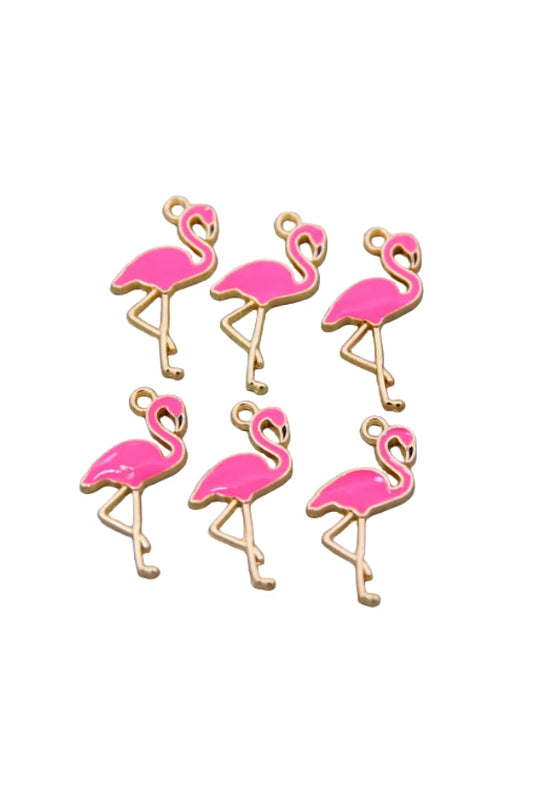 The Pink Flamingo Charm