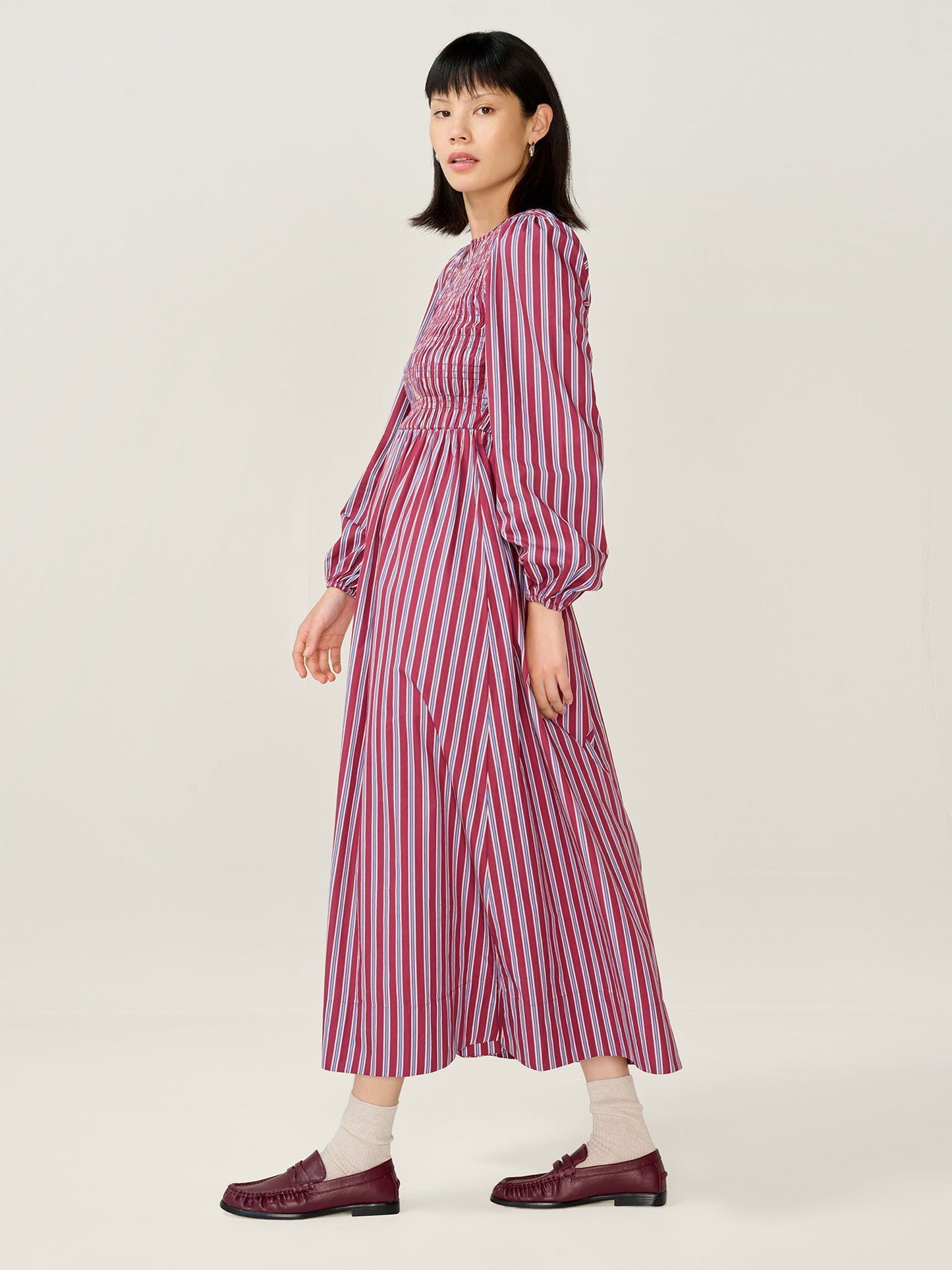Saint Dress in Blue Stripe
