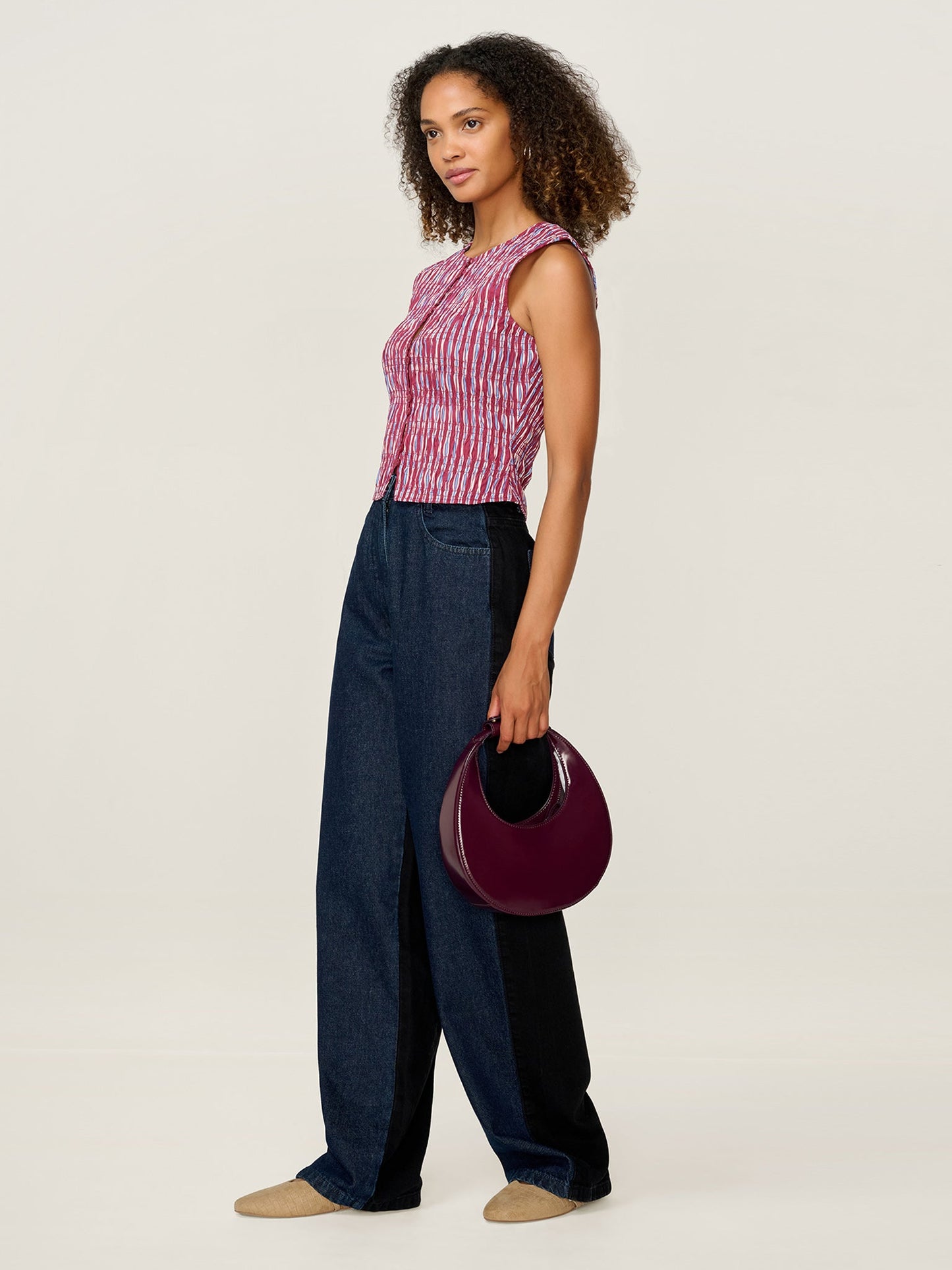 Alana Top in Stripe