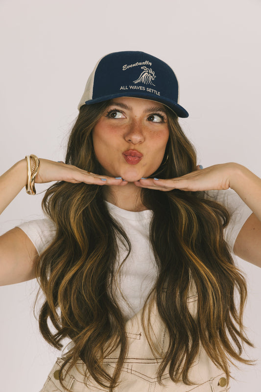 Mental Health Awareness Navy Trucker Hat