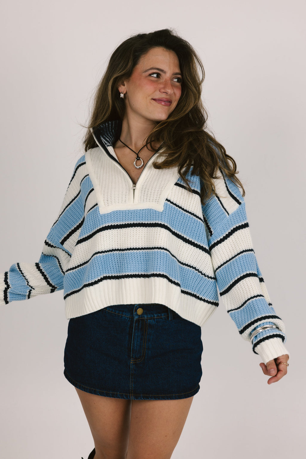 Lennon Sweater in Blue