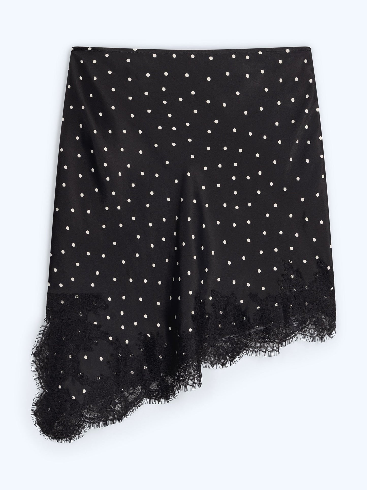 Amada Skirt in Black Polka Dot