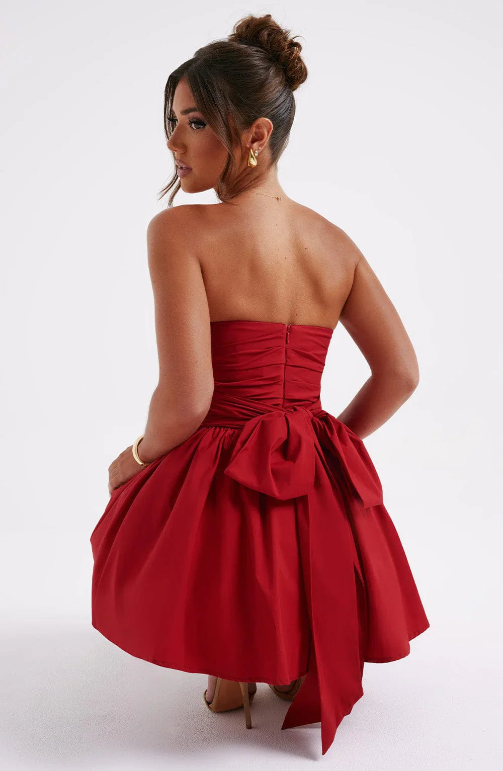 Katrina Mini Dress - Red