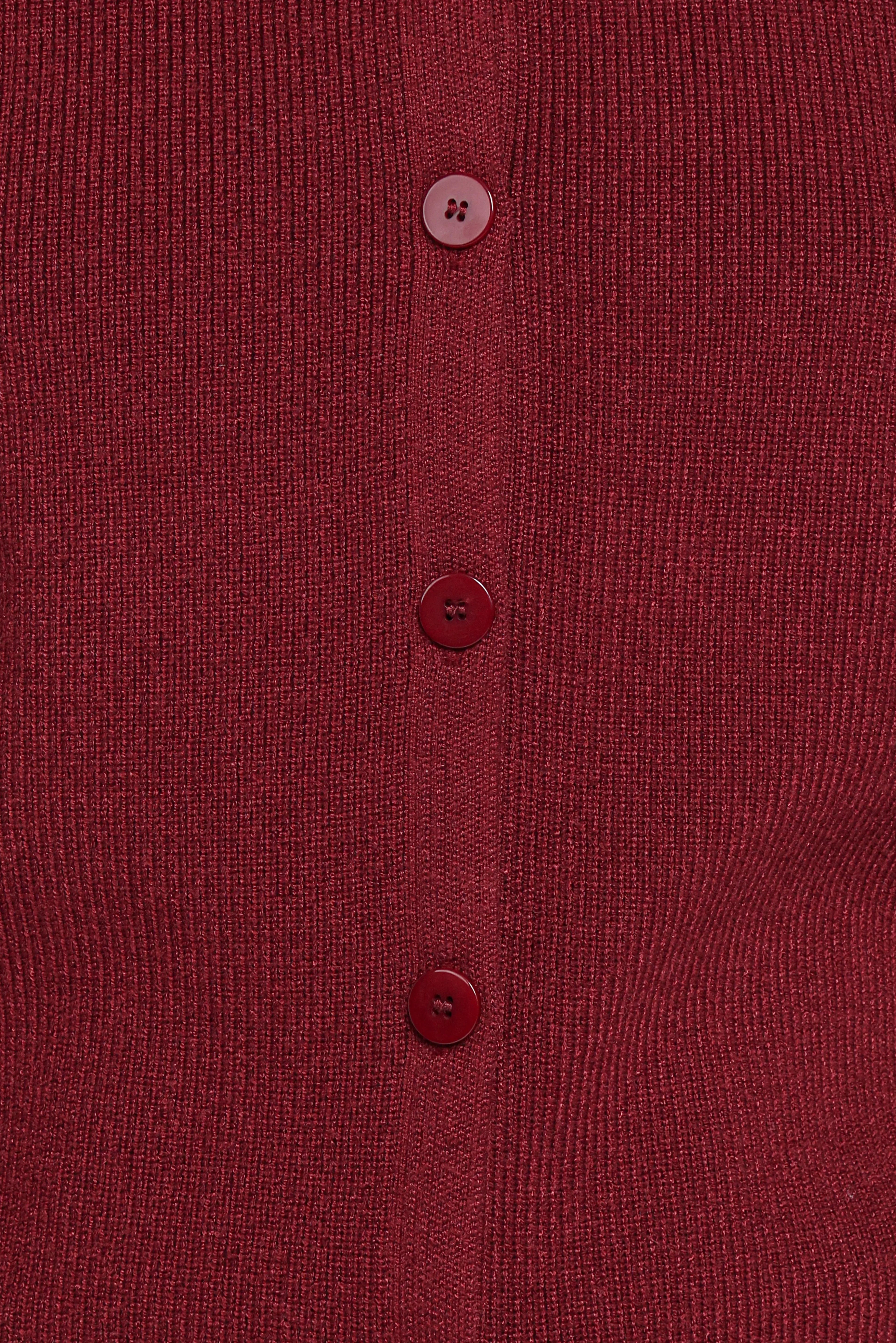 Cataline Button Front Top - Wine