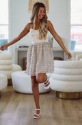 Beige Is The New Black Mini Dress - Beige (FINAL SALE)