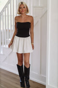 Professional Weekend Mini Dress - Black and Cream